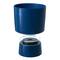 Glitzhome® 16.75" Cobalt Blue Faux Ceramic Urn Plastic Planters, 2ct.